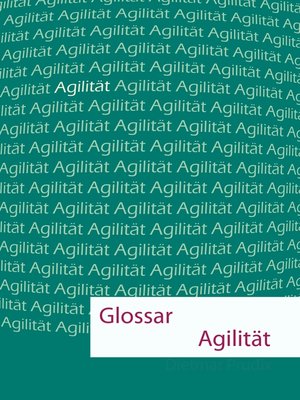 cover image of Glossar Agilität